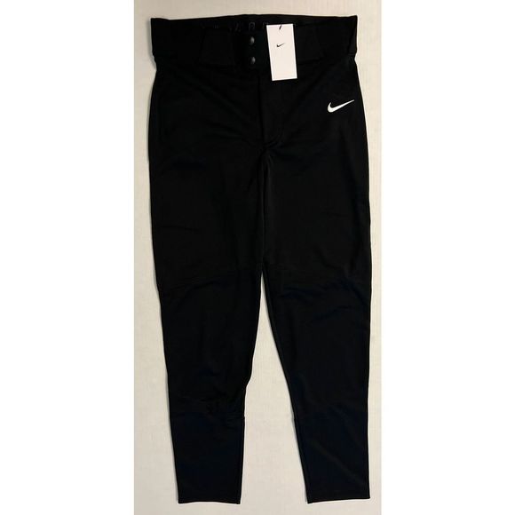 Nike BQ6345-010 Mens Sz LARGE Black Vapor Select Baseball Pants - Picture 1 of 7